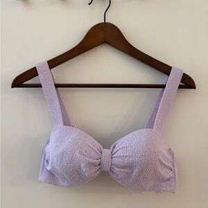 Elegant Lavender Bikini Top